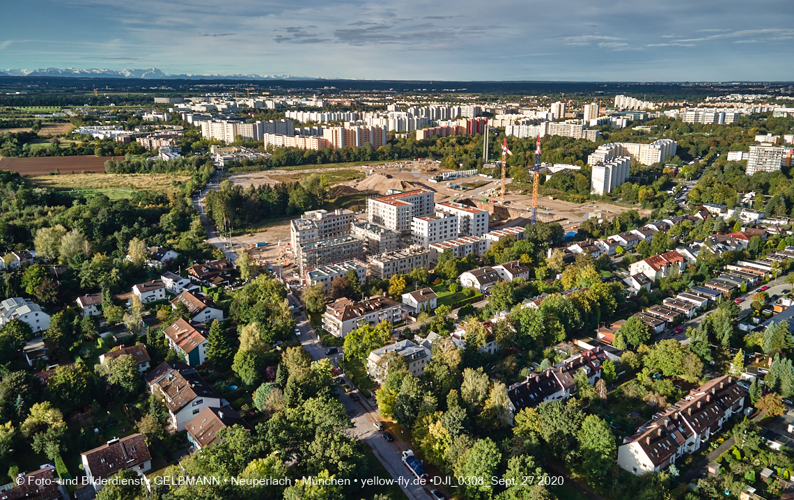 27.09.2020 - Baustelle Alexisquartier in Neuperlach